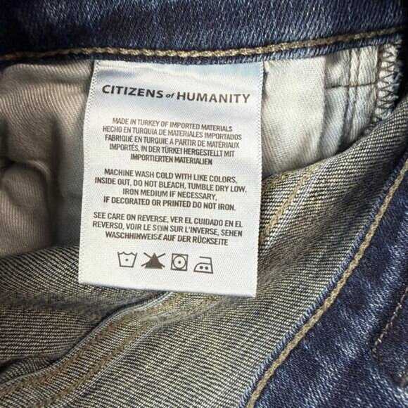 CITIZENS OF HUMANITY Rocket Crop Mid Rise Skinny Jean Sz 31 - Picture 6 of 10